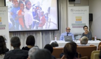 Félix Balboa (Presidente de Fundación Phi) y Mercedes Valle (Lalibela Food Company)